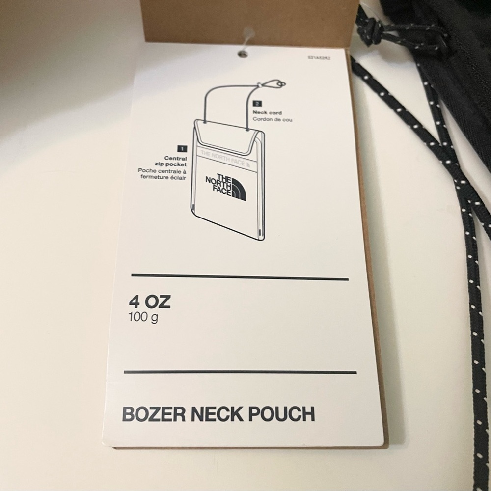 The North Face Bozer Neck Pouch Black Unisex - Picture 5 of 13